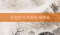 无主灯十大好处是什么