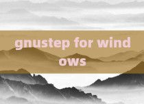 gnustep for windows