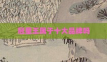 冠星王属于十大品牌吗