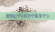 番茄的十大营养价值是什么