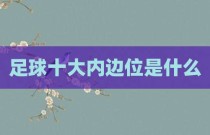 足球十大内边位是什么