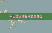 十大惊人摄影构想是什么