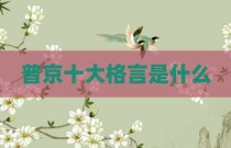 普京十大格言是什么