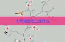十大知音之二是什么