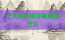 十大症状接诊制度是什么