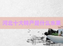 河北十大特产是什么水果