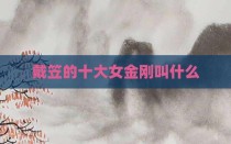 戴笠的十大女金刚叫什么