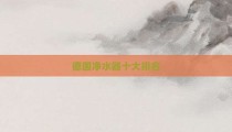 德国净水器十大排名