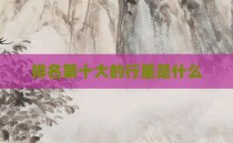 排名第十大的行星是什么