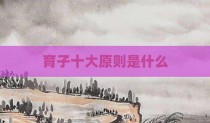 育子十大原则是什么