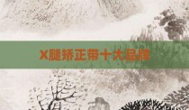 X腿矫正带十大品牌