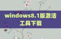 windows8.1版激活工具下载