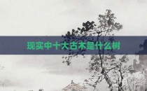 现实中十大古木是什么树
