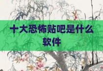 十大恐怖贴吧是什么软件