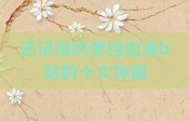 还记得吗曾经血洗b站的十大神曲