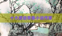 十大感动青春小说作家