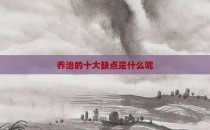 乔治的十大缺点是什么呢