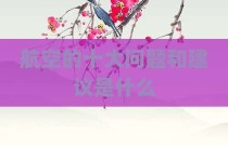 航空的十大问题和建议是什么