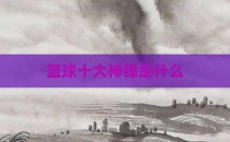 篮球十大神锋是什么