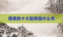 借条的十大陷阱是什么书