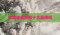 博地雅瓷砖是十大品牌吗