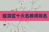 临渭区十大名教师排名