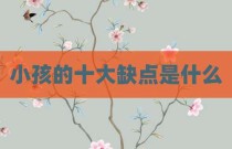 小孩的十大缺点是什么