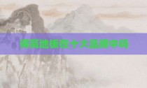 得高地板在十大品牌中吗