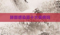 肺部感染算十大疾病吗