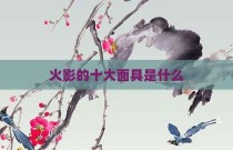 火影的十大面具是什么