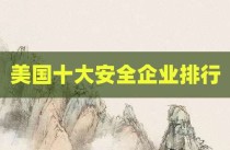 美国十大安全企业排行