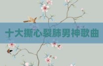 十大撕心裂肺男神歌曲
