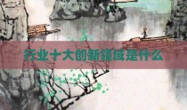 行业十大创新领域是什么