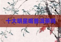 十大明星喝普洱茶吗