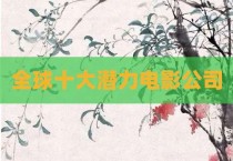 全球十大潜力电影公司