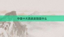 中国十大真皮皮鞋是什么