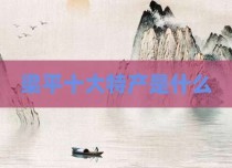 梁平十大特产是什么