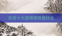 乐高十大禁用零件是什么