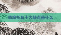 骑摩托车十大缺点是什么