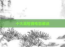 十大高智商电影解说