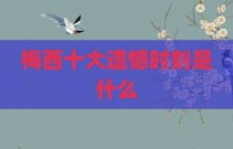 梅西十大遗憾时刻是什么