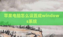 苹果电脑怎么设置成windows系统