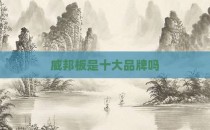威邦板是十大品牌吗