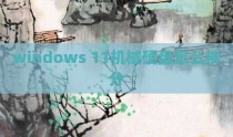 windows 11机械硬盘怎么拆分