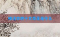 神话中的十大奇花是什么