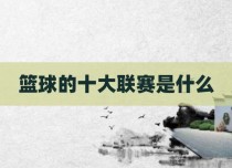 篮球的十大联赛是什么