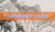 凡固智能锁是十大品牌吗