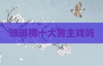 琅琊榜十大男主戏吗