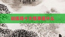 训练场十大怪事是什么