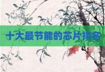 十大最节能的芯片排名
